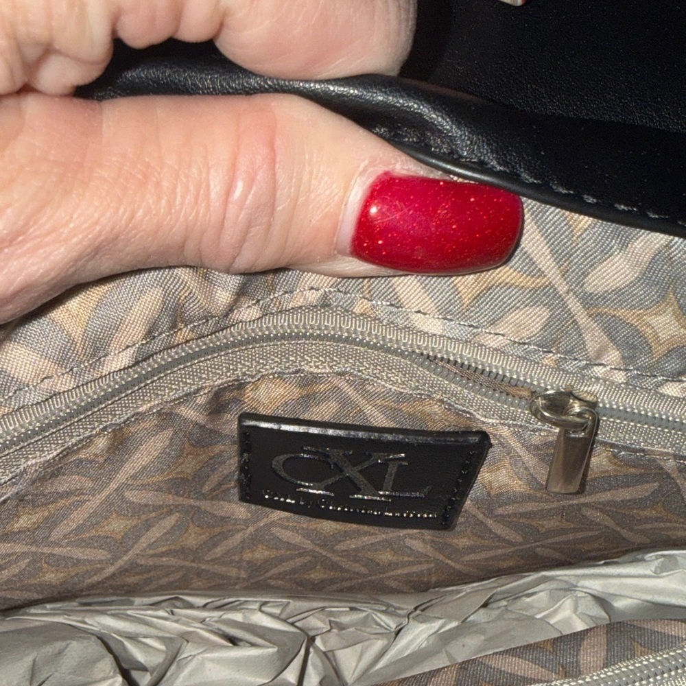 Christian Lacroix Black and Silver Shoulder Bag - Picture 4 of 8